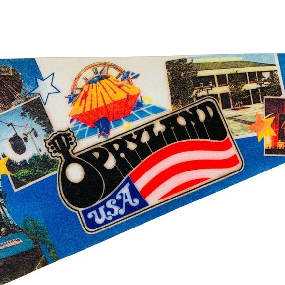 Vintage Opryland USA Amusement Park Pennant Nashville TN - Picture 3 of 9